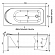 Акриловая ванна Aquanet West 00205564 160x70 см