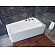 Акриловая ванна Marka One Direct 170x100 см правая