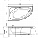 Акриловая ванна Aquanet Mia 00246817 140x80 см левая