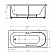 Акриловая ванна Акватек Лея 170х75 см