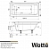 Чугунная ванна Wotte Forma 150x70 см