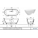 Ванна из искусственного камня Эстет Майами ФР-00009623 160х75 см