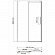 Душевая дверь Wasserkraft Alme 15R30 130х200 см