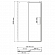 Душевая дверь Wasserkraft Alme 15R31 140х200 см