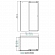 Душевое ограждение Wasserkraft Vils 56R07 120х90 см