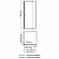 Душевое ограждение Wasserkraft Elbe 74P03 90х90 см