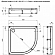 Душевой поддон Aquanet GL180 265563 100х100 см