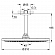 Верхний душ Grohe Rainshower Cosmopolitan Metal 310 26057000 с потолочным душевым кронштейном 142 мм