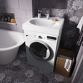 Умывальники над стиральными машинами