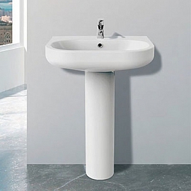 Умывальники с пьедесталами